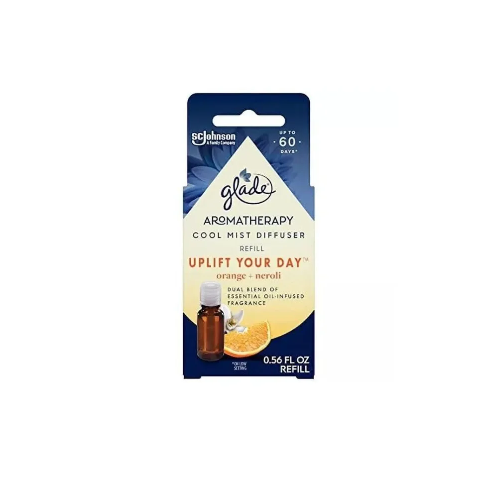 Glade Essential Oil Diffuser Refill Aromatherapy Orange & Neroli 0.56oz Lot of 3
